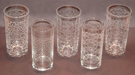 picture of 5 highball glasses